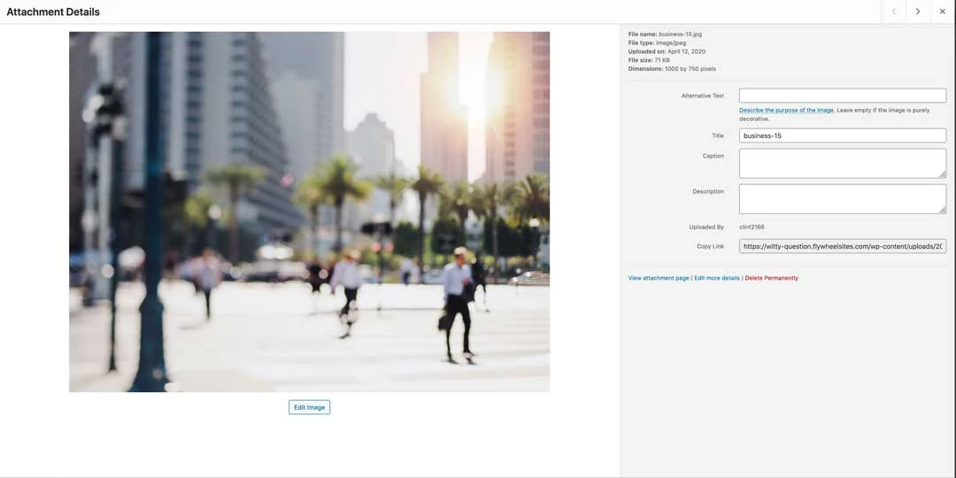 wordpress media attachment details and how to properly optimize your images for SEO