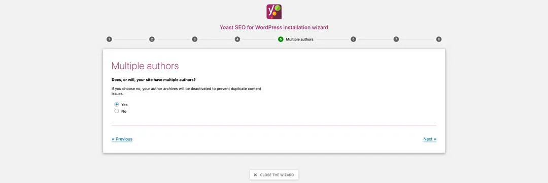 yoast plugin configuration multiple authors options