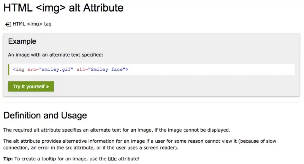 alt text SEO pet peeve
