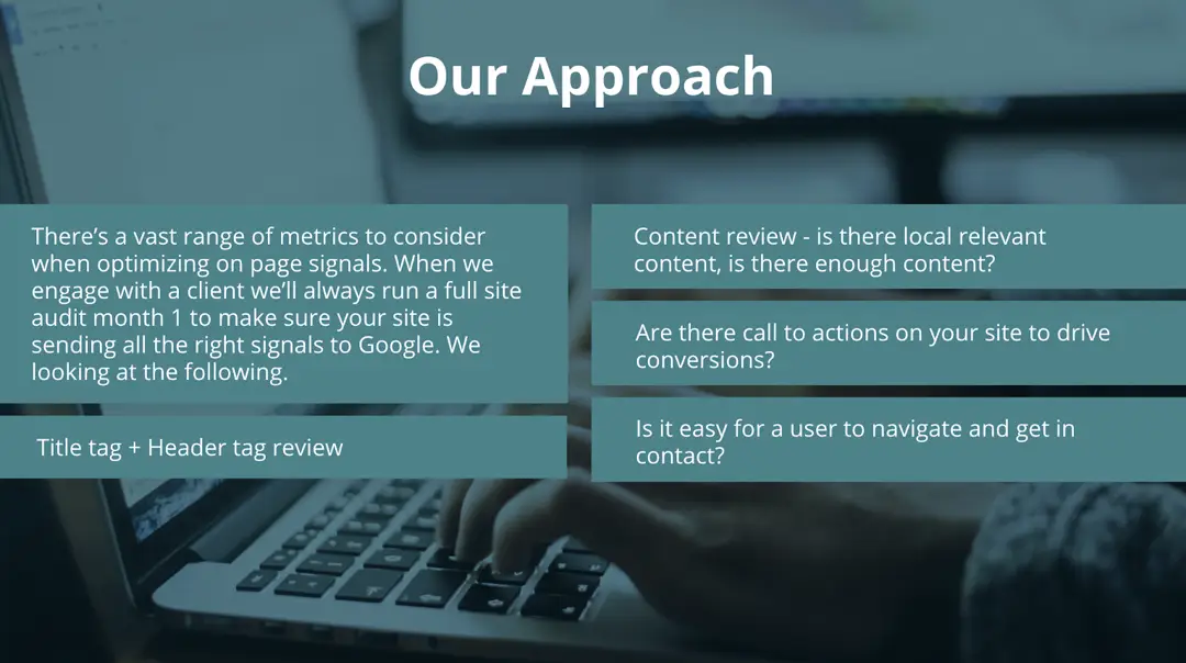 blaksheep creative approach local SEO denham springs