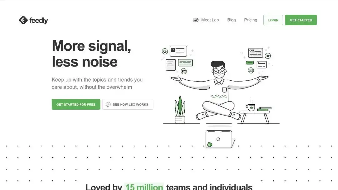 feedly digital marketing tool for dentists