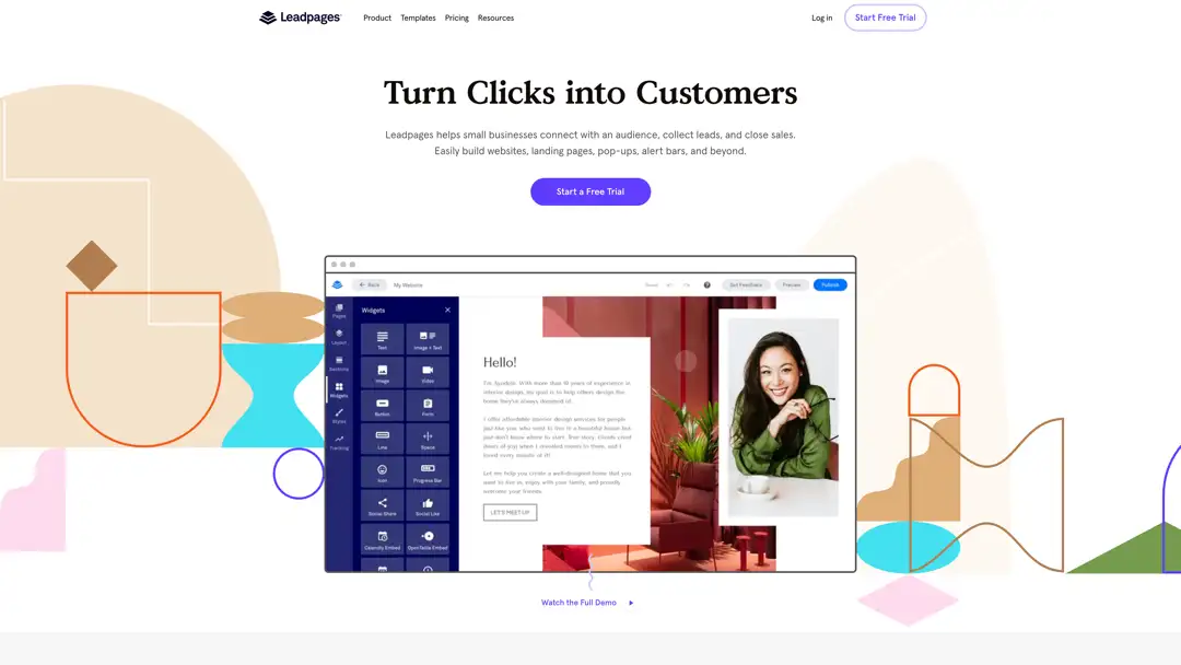 leadpages marketing tool for dentists