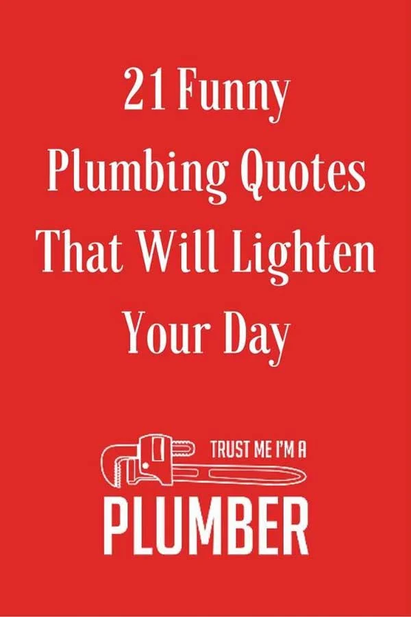 funny plumbing quotes for social media posts