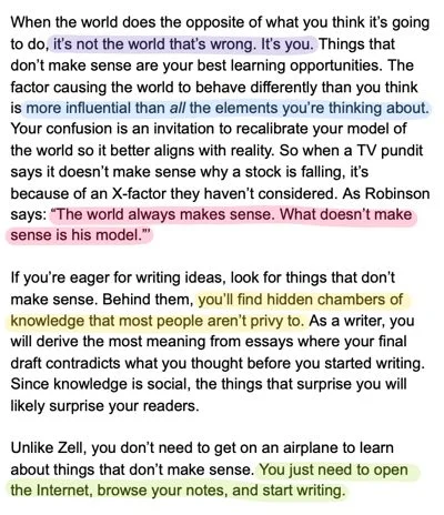 hard to read blog article