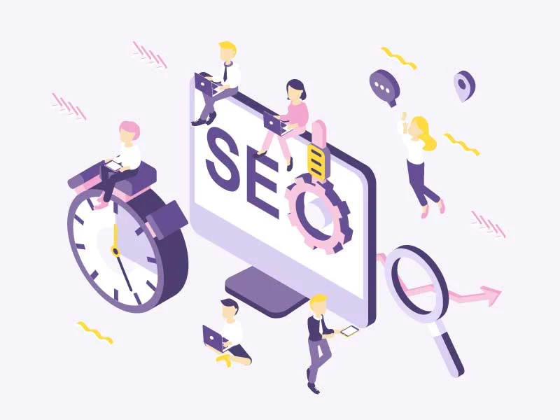 SEO vector infographic 1