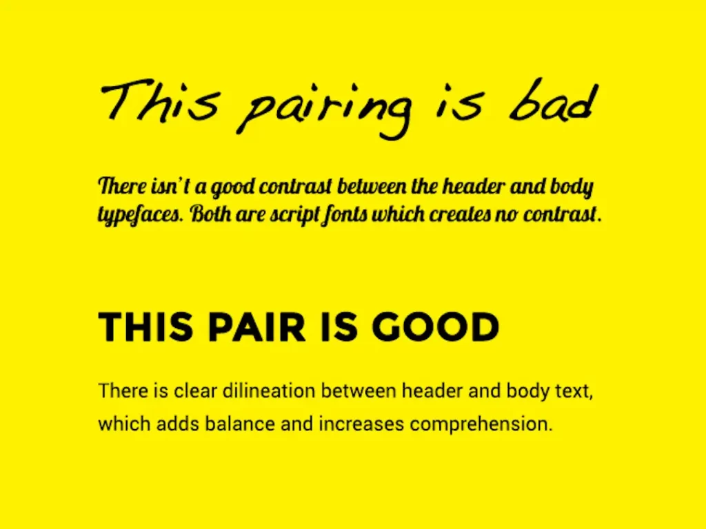 good and bad fonts 2022