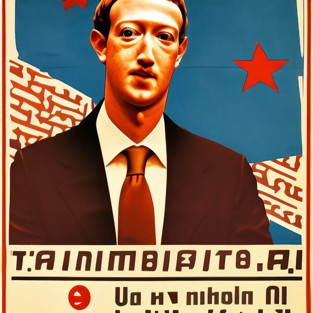 facebook propaganda poster