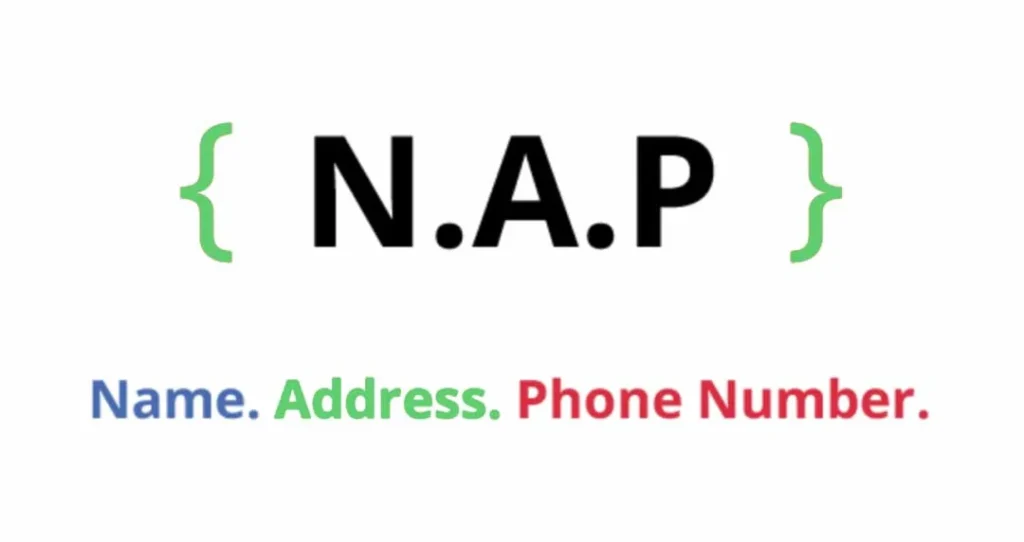 name address and phone number nap local citations local SEO.