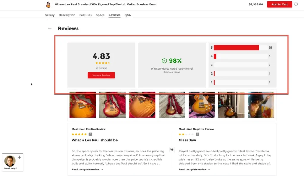 ecommerce product SEO reviews