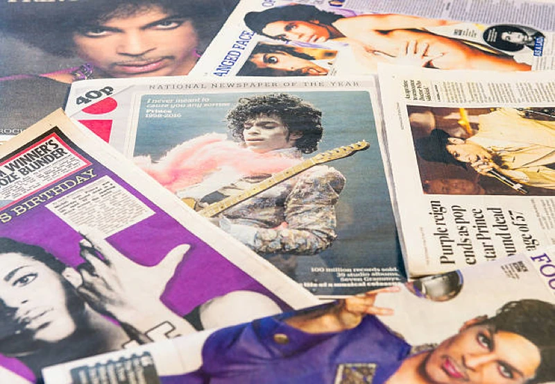 prince death newspapers SEO concept
