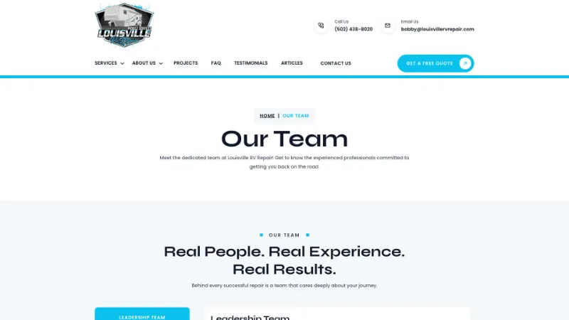 https louisvillervrepair.com our team