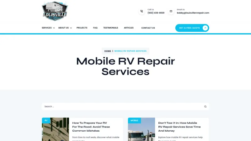 https louisvillervrepair.com tag mobile rv repair services