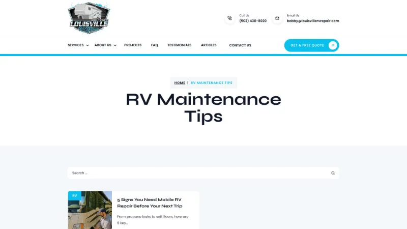 https louisvillervrepair.com tag rv maintenance tips