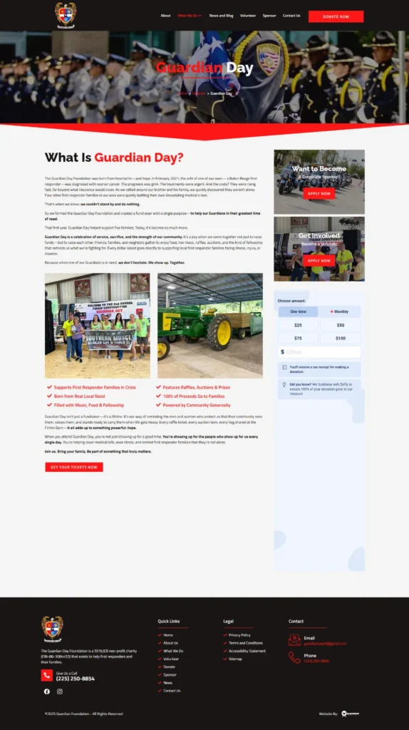 guardian day foundation guardian day event page blaksheep creative