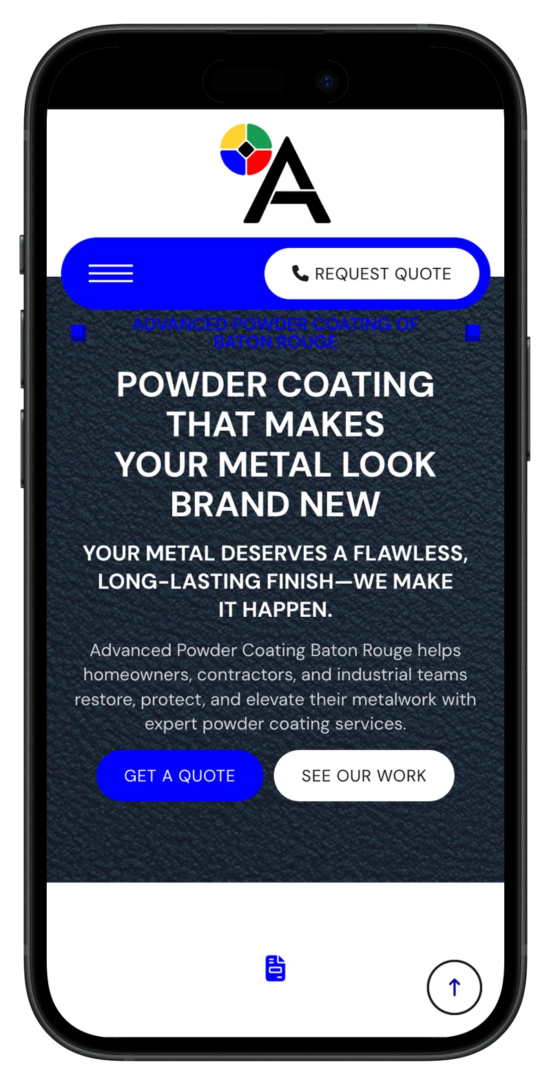 advanced powder coating iphone xr portrait