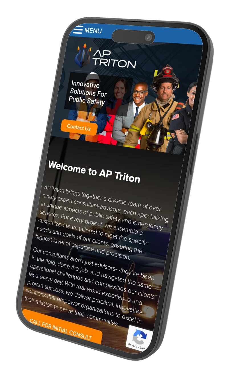 aptriton website on iphone isometric view