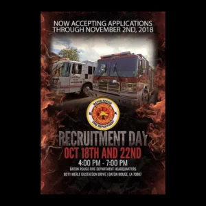 baton rouge fire department 2018 recuitment flyer