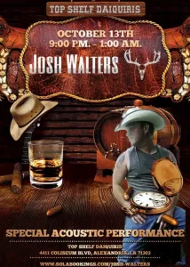 josh walters whiskey inspired flyer
