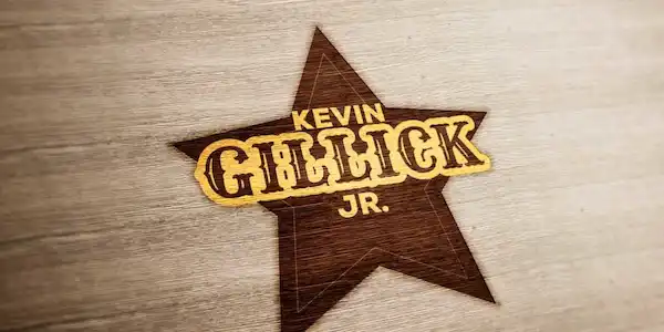 kevin gillick jr burned logo mockup