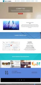 the way church denham springs website screenshot