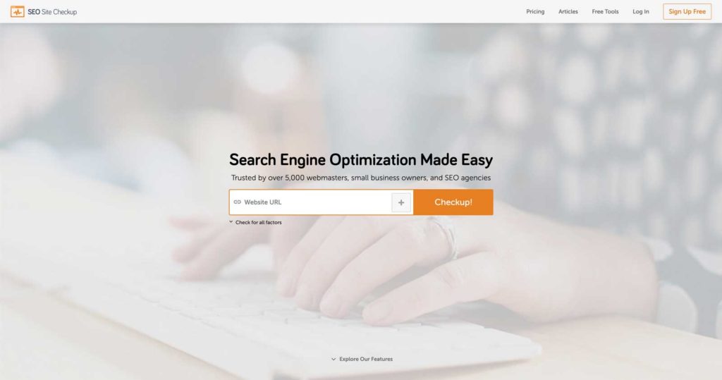 seo site checkup free seo tool 2020