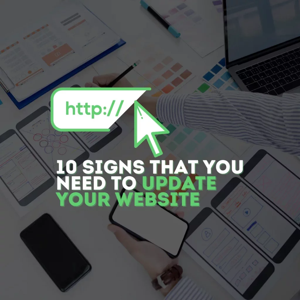 signs that you need to update your website