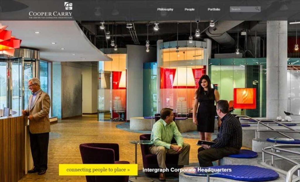 best architecture website design cooper carry architecture