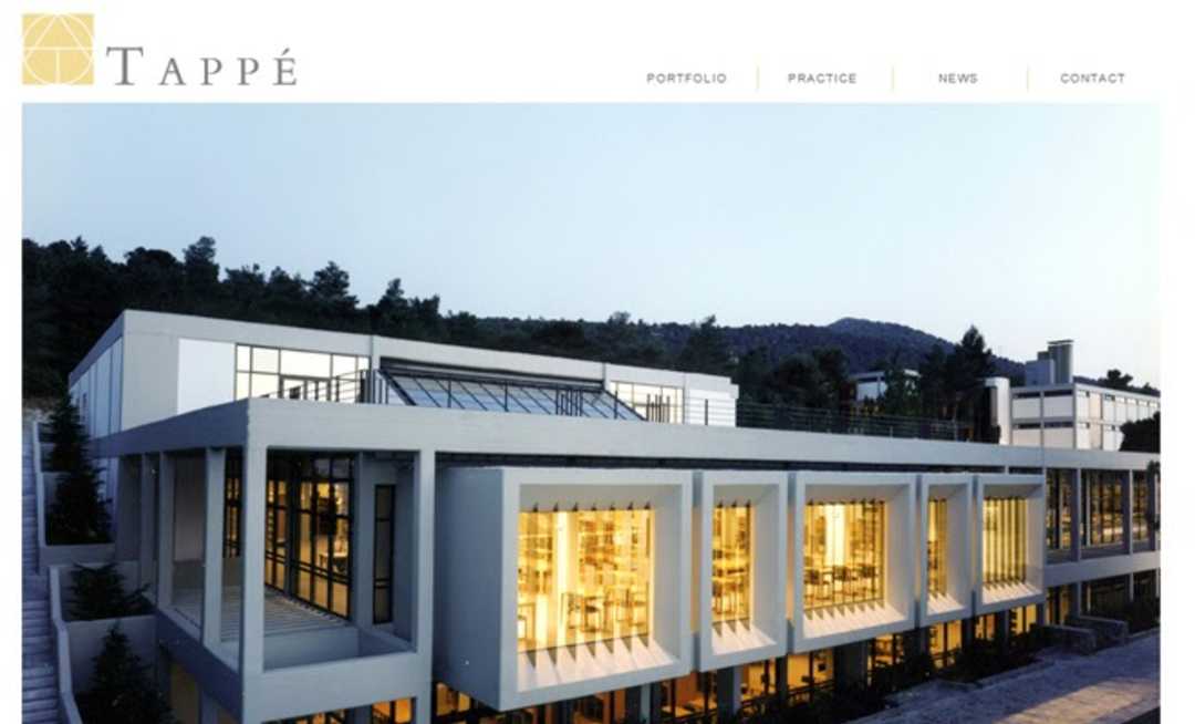 best architecture website design tappe architecture homepage layout