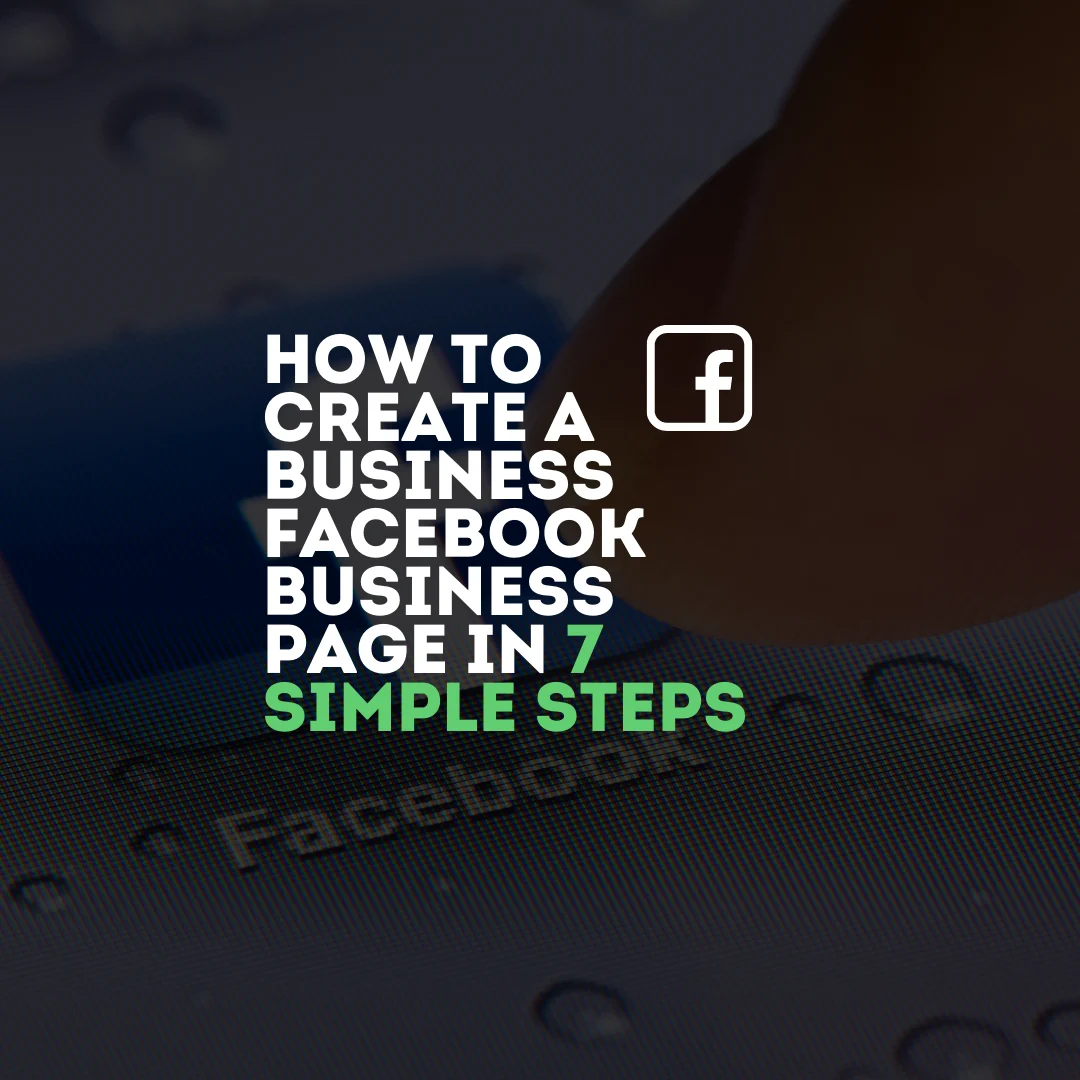 how to create business facebook page steps