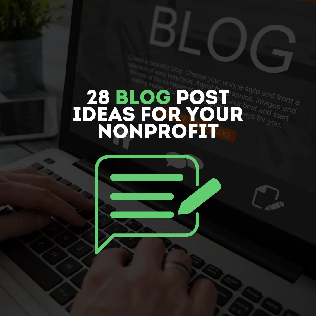 nonprofit blog post ideas