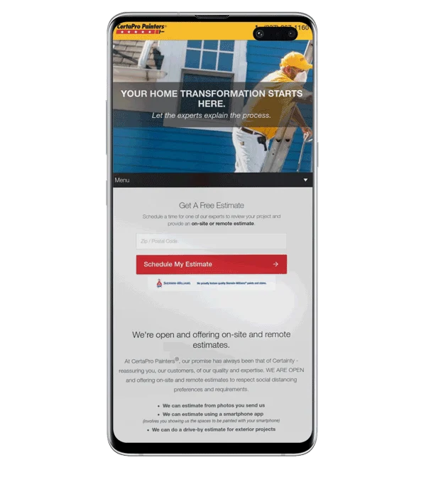 website designer for painters baton rouge