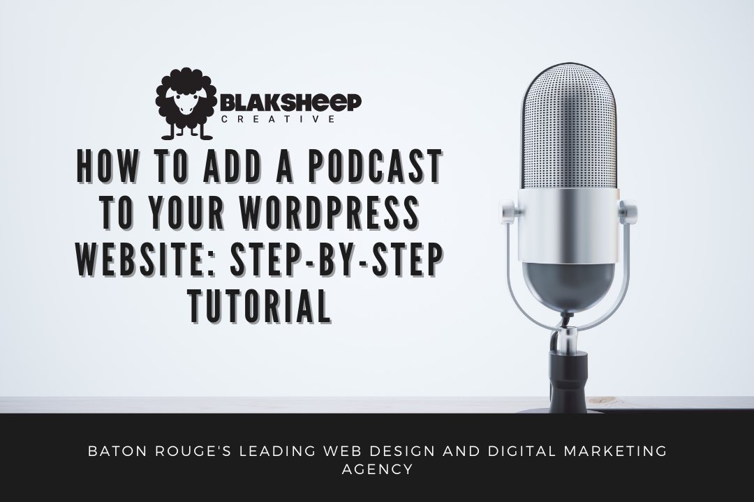 add podcast wordpress website tutorial