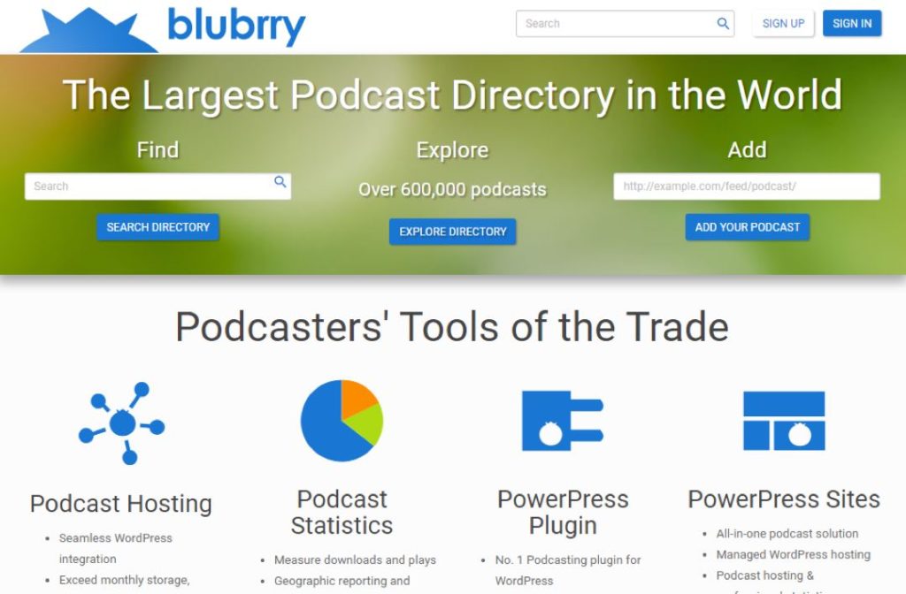 blubrry largest platform host in world wordpress websites.