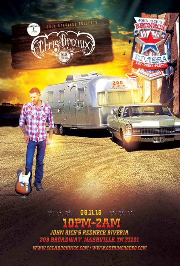 chris breaux and six string rodeo redneck riveria flyer 1