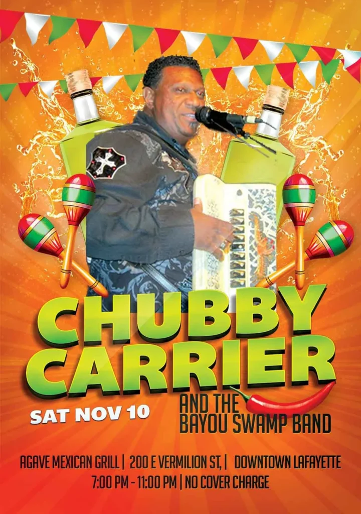 chubby carrier fiesta themed event flyer 1