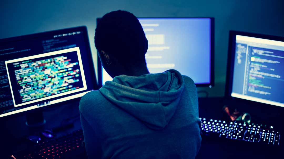 computer hacker bypassing website security 1