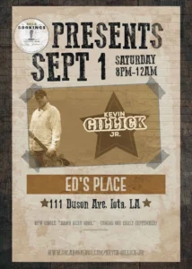 kevin gillick jr concert poster 1