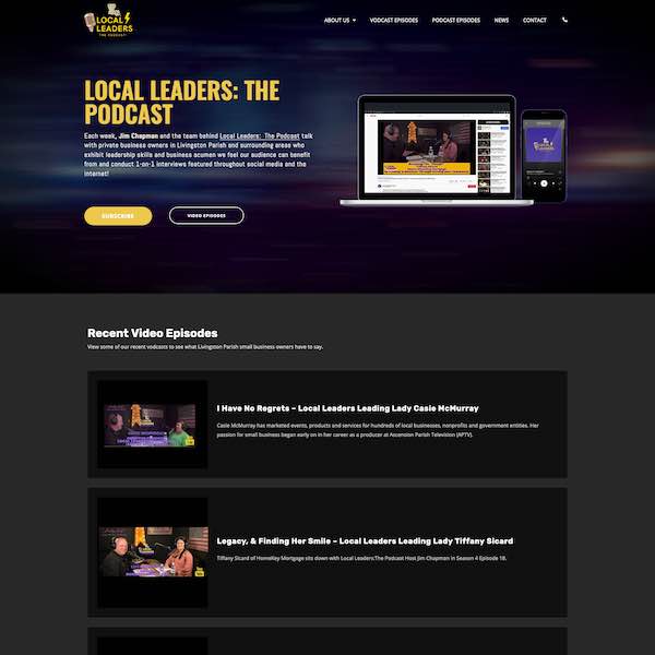 local leaders podcast monthly website