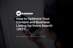 optimize content business listing voice search denham springs