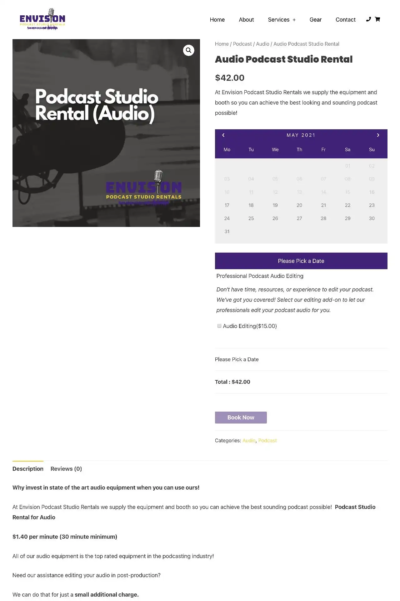 https envisionpodcaststudio.com product audio podcast studio rental