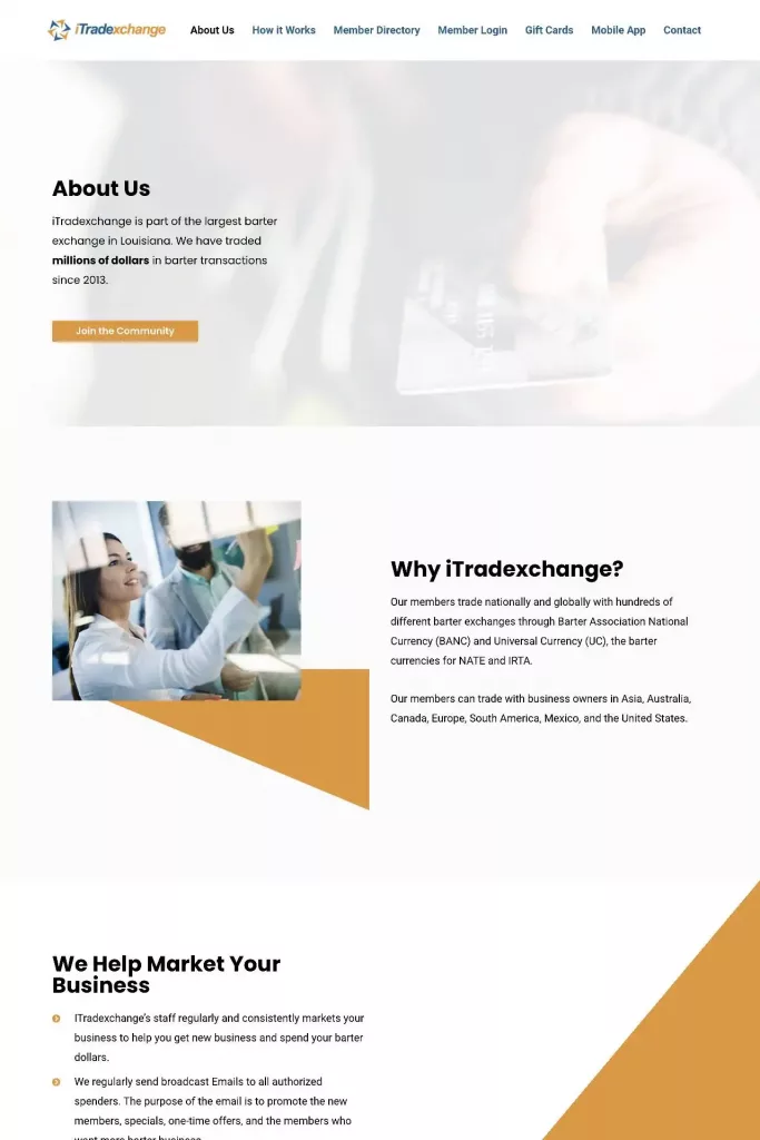 https itradexchange.biz about us