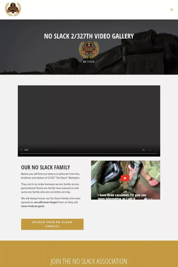 https noslackassociation.com videos