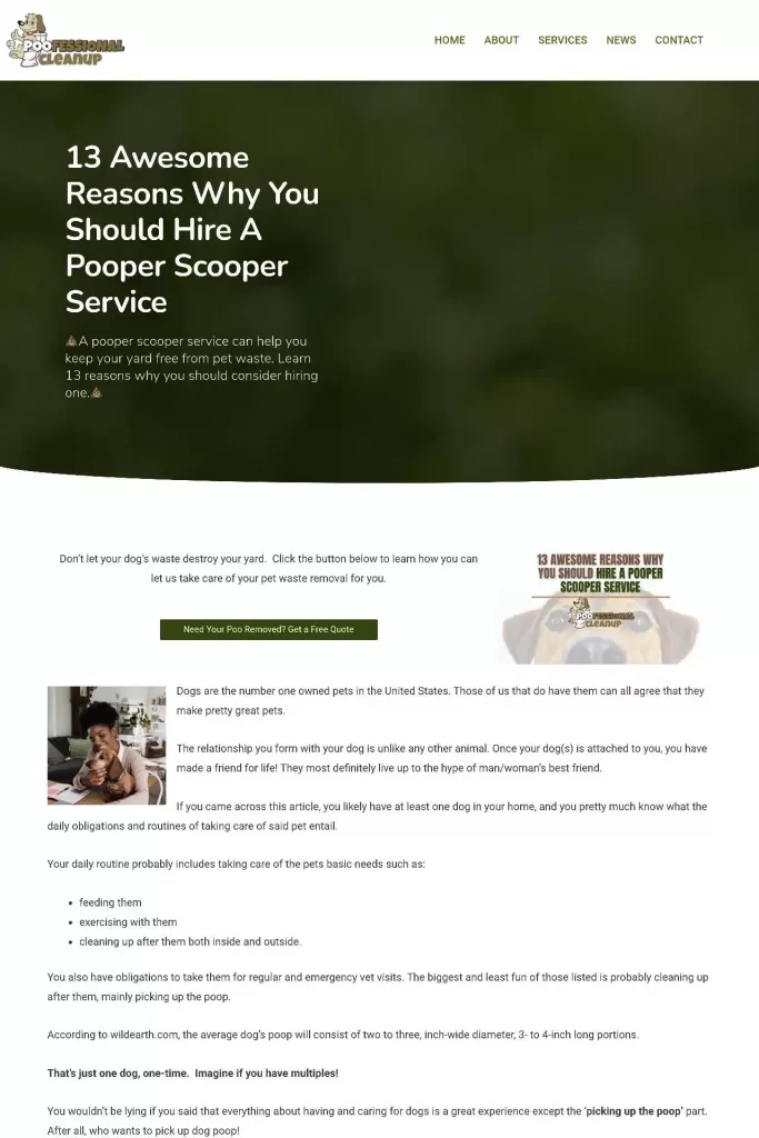 https poofessionalcleanup.com pooper scooper why hire pooper scooper service