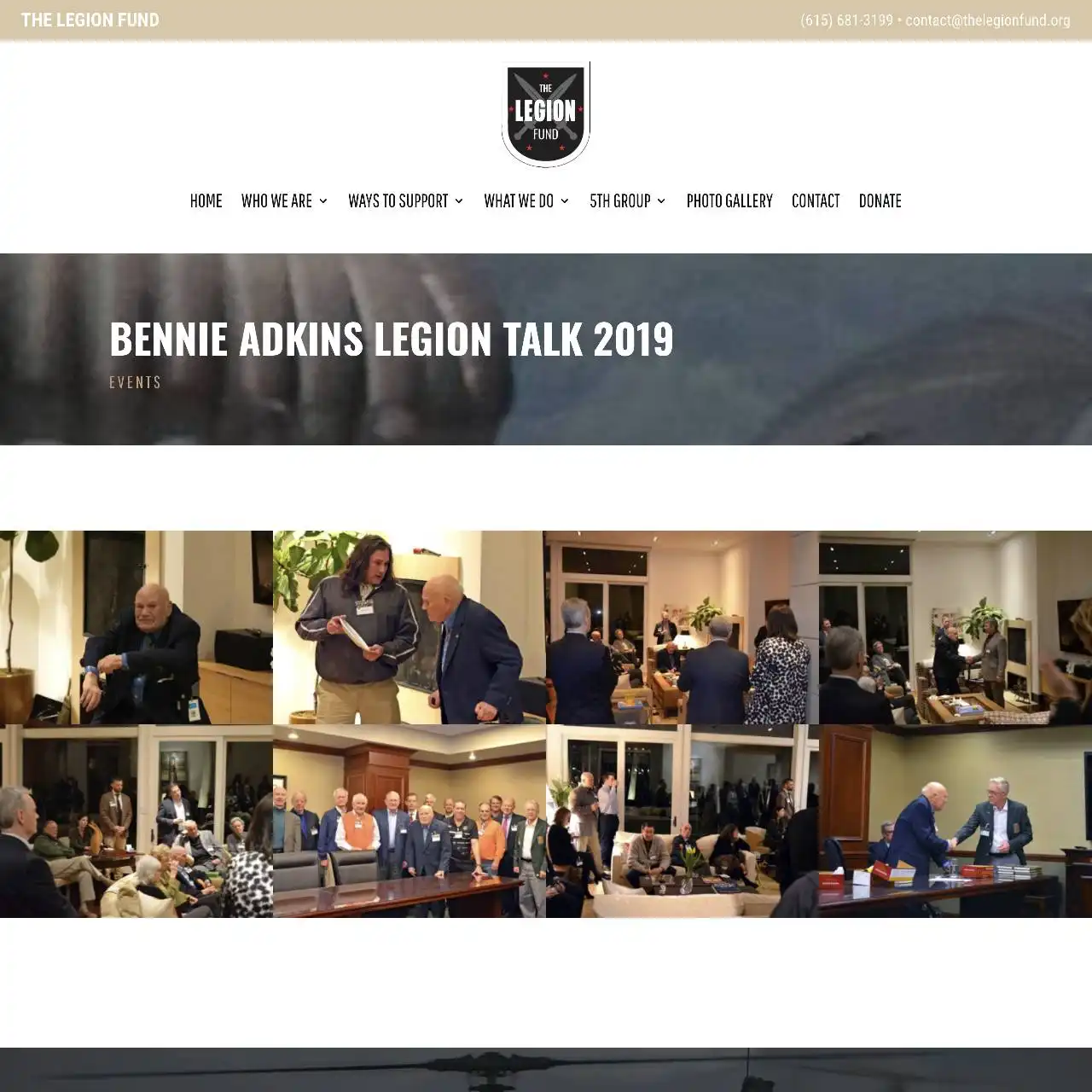 https thelegionfund.org events bennie adkins legion talk 2019