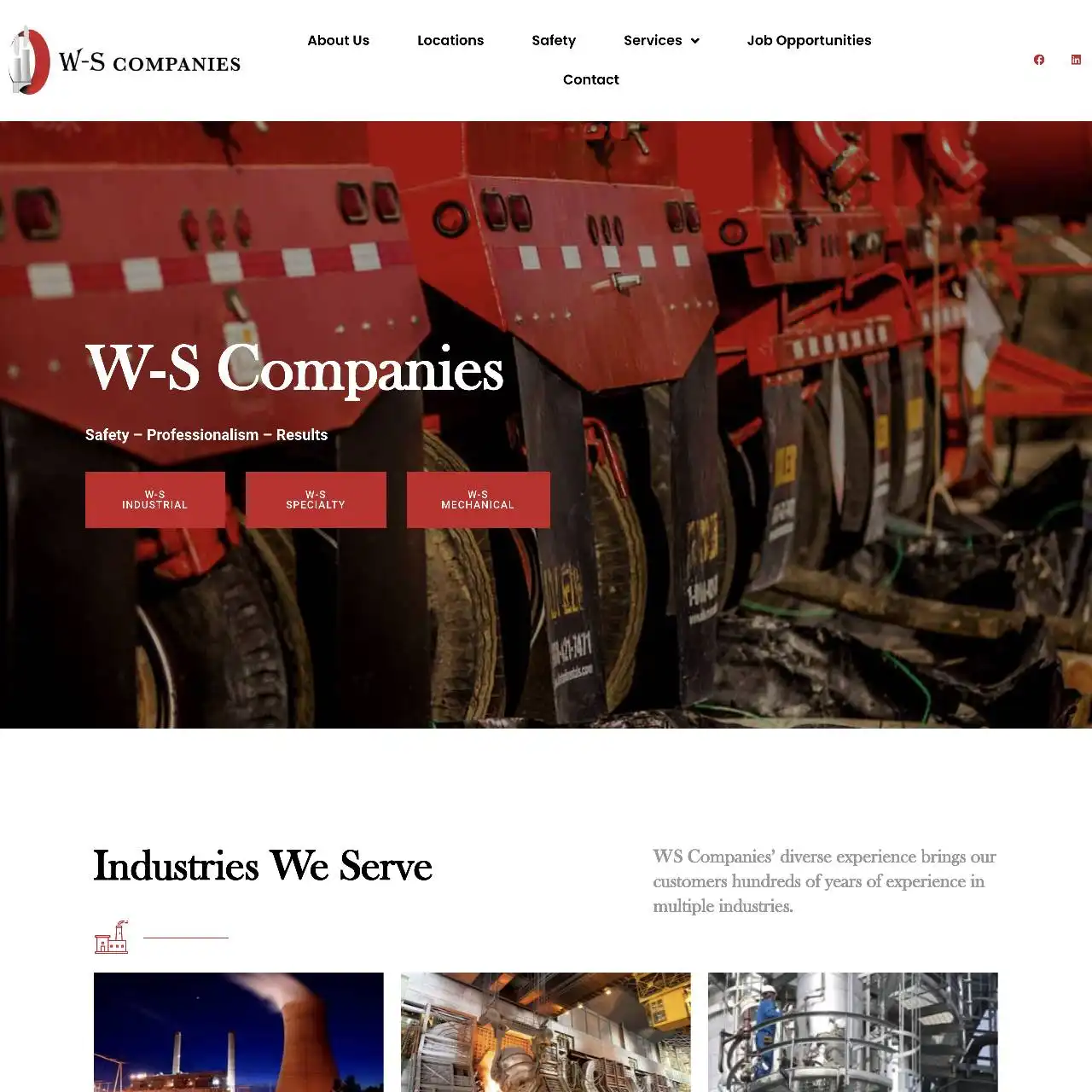 industrial website design development https w sindustrial.com