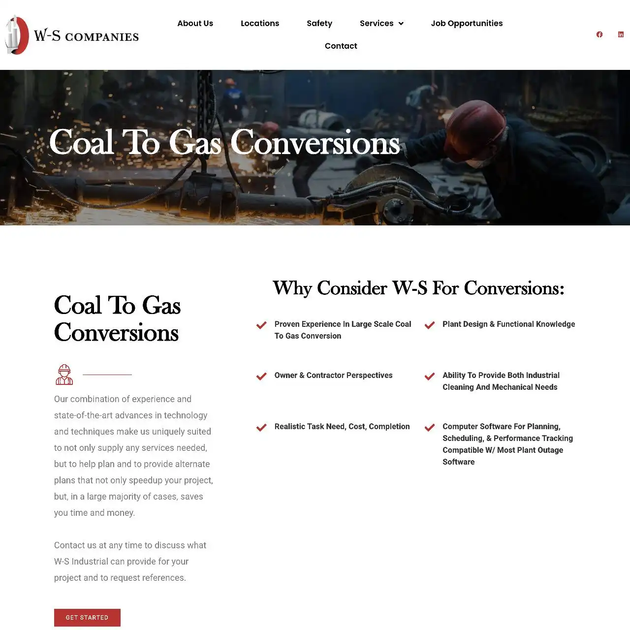 industrial website design development https w sindustrial.com services coal to gas conversions