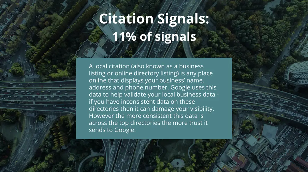 local seo citation signals statistics