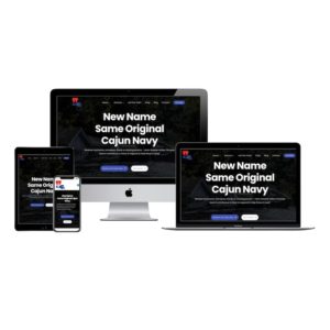 pinnacle sar cajun navy 2016 website design mockup