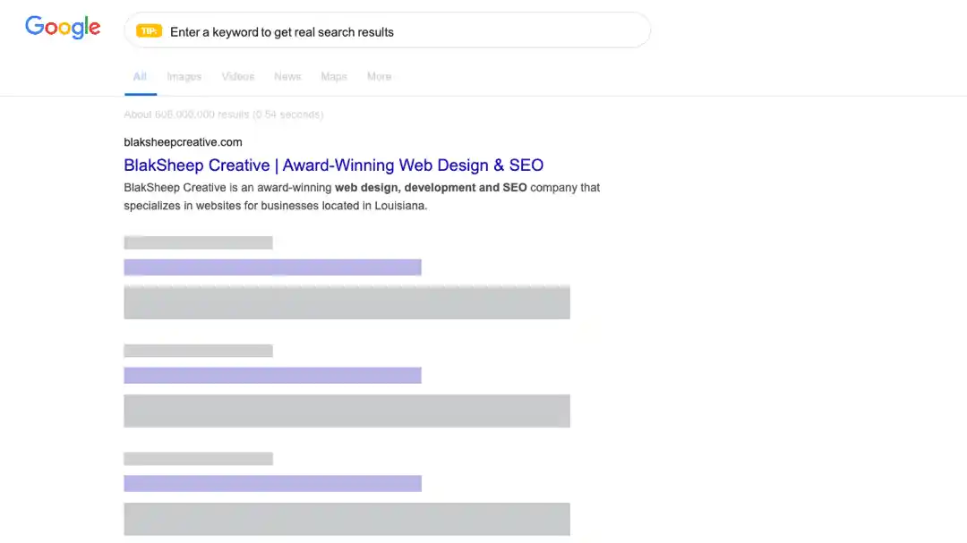 top ranked on google denham springs web design seo blaksheep creative