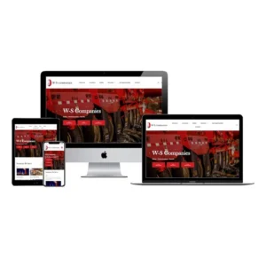 w s companies web design development screenshot mockup
